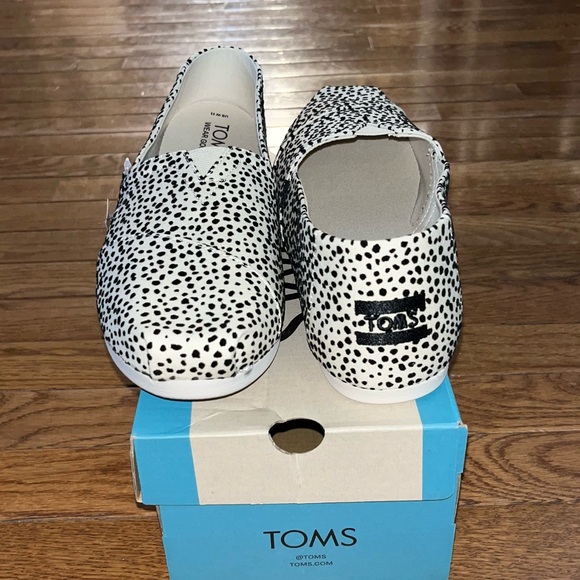 Toms Alpargata Slip On Classic Flats Cheetah Mini Print Women’s Size 11 NEW - Picture 6 of 8